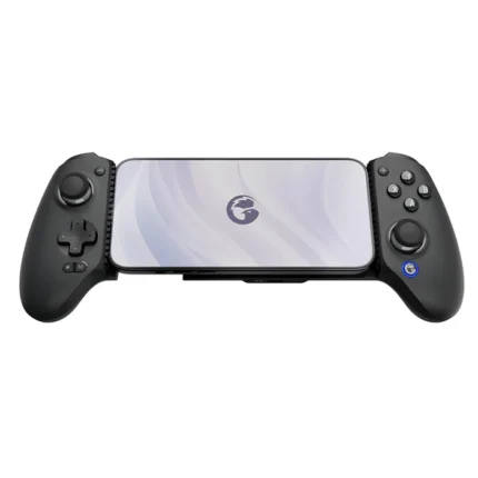 نمای جلویی دسته بازی گیمسر مدل GameSir G8 Plus در حالت آماده برای اتصال به گوشی