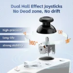 نمای جوی‌استیک‌های Hall Effect دسته بازی AB01 Max با تمرکز بر دقت و کنترل حرکات