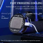 نمایش ساختار سرمایشی TEC در فن خنک کننده موبایل مدل FS03