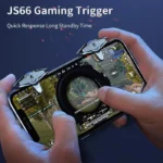 نمایش استفاده از دسته بازی لیزری چهار انگشتی JS66 هنگام بازی