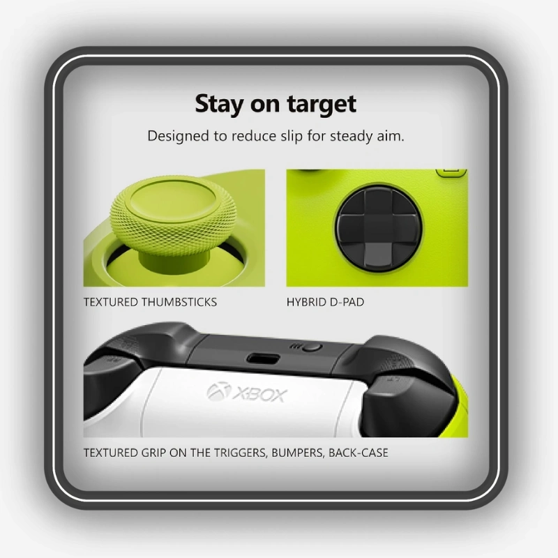 ویژگیهای کنترلر Xbox Wireless مدل Electric Volt