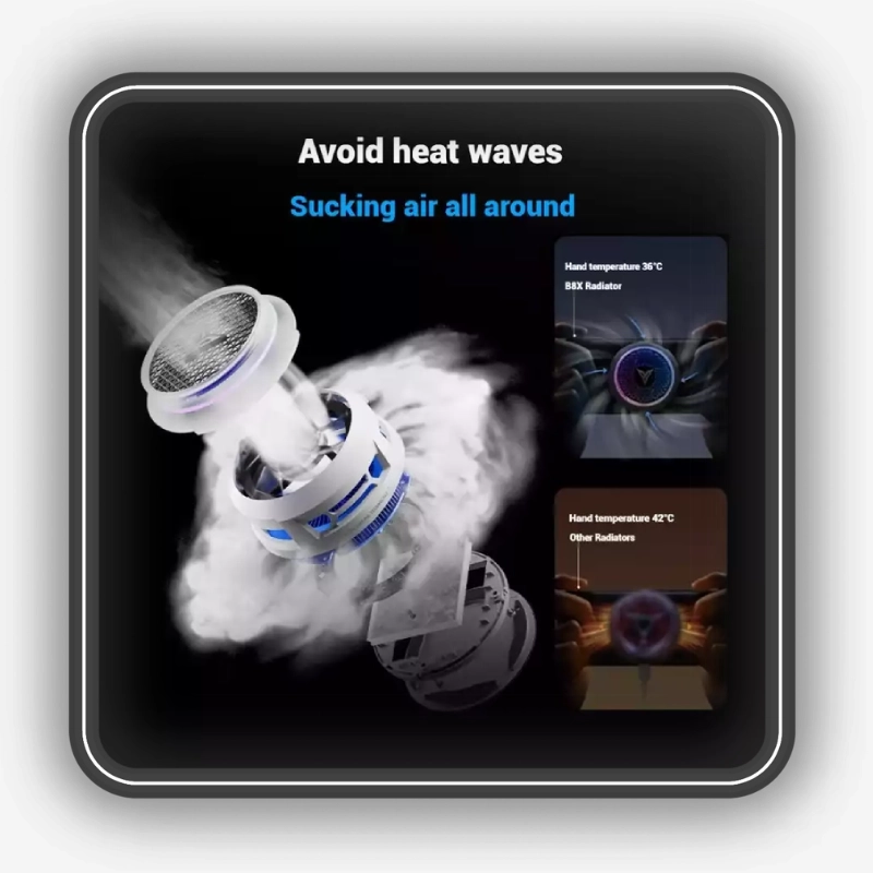فناوری CycloneIntake در فن Flydigi B8X