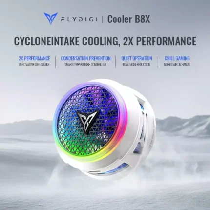 نمای فن خنک کننده موبایل Flydigi B8X