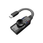 نمای اصلی کارت و تقویت‌کننده صدای گیمینگ Plextone GS3 II
