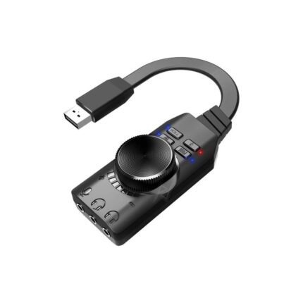 نمای اصلی کارت و تقویت‌کننده صدای گیمینگ Plextone GS3 II