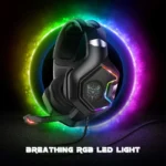 نورپردازی RGB Breathing هدست گیمینگ اونیکوما مدل K10 Pro