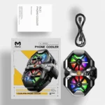 محتویات جعبه فن خنک کننده موبایل Memo DL21