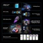 امکانات فن خنک کننده موبایل Black Shark FunCooler 4 Pro