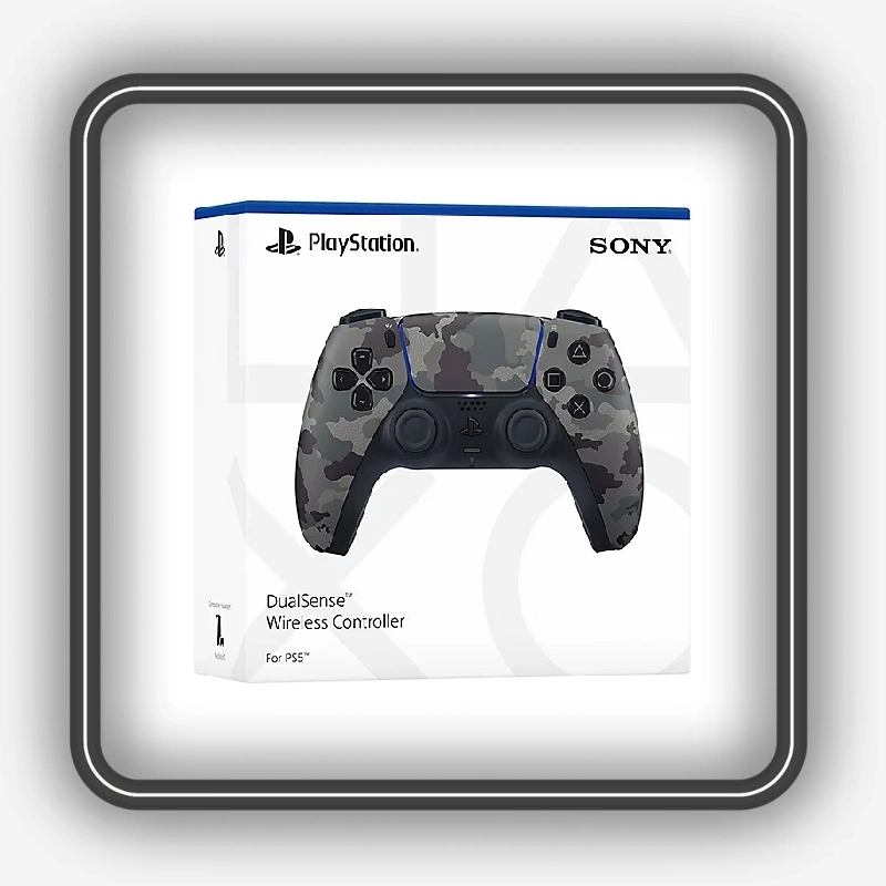 جعبه و بستهبندی کنترلر DualSense Gray Camouflage