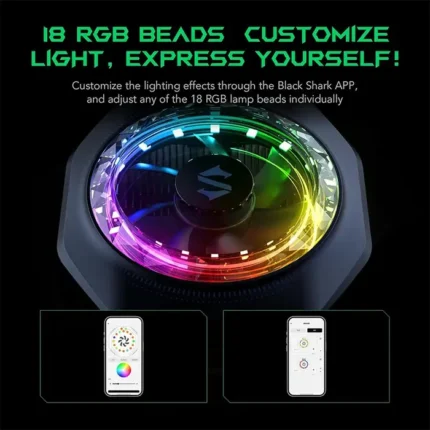 نورپردازی 18 LED RGB خنک کننده Black Shark FunCooler 5 Pro