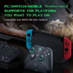 نمایش قابلیت استفاده از دسته بازی بلک شارک مدل Black Shark Dark Magician با PC، Switch و موبایل