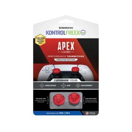 بسته‌بندی روکش آنالوگ دسته PS4 و PS5 مدل KontrolFreek Apex Legends Predator Edition