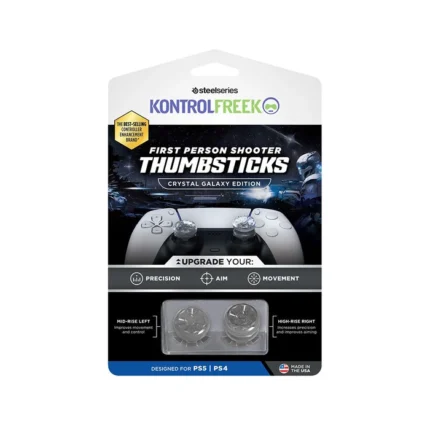 بسته‌بندی روکش آنالوگ دسته PS4 و PS5 مدل KontrolFreek Crystal Galaxy