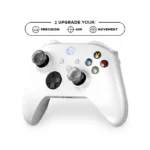 روکش آنالوگ KontrolFreek Crystal Galaxy نصب‌شده روی کنترلر Xbox