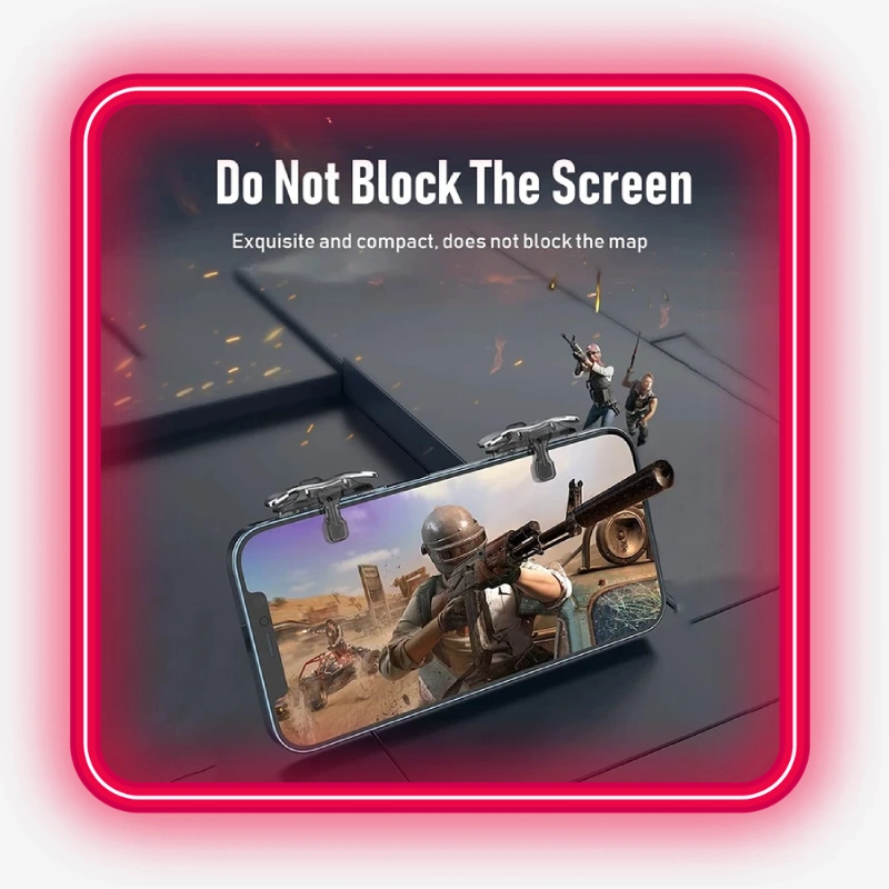 نمایش قرارگیری دسته بازی پابجی Pubg سومکس پرو مدل SP02 بدون پوشاندن بخش اصلی صفحه