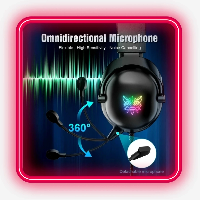 میکروفون 360 درجه با قابلیت حذف نویز هدست ONIKUMA X11