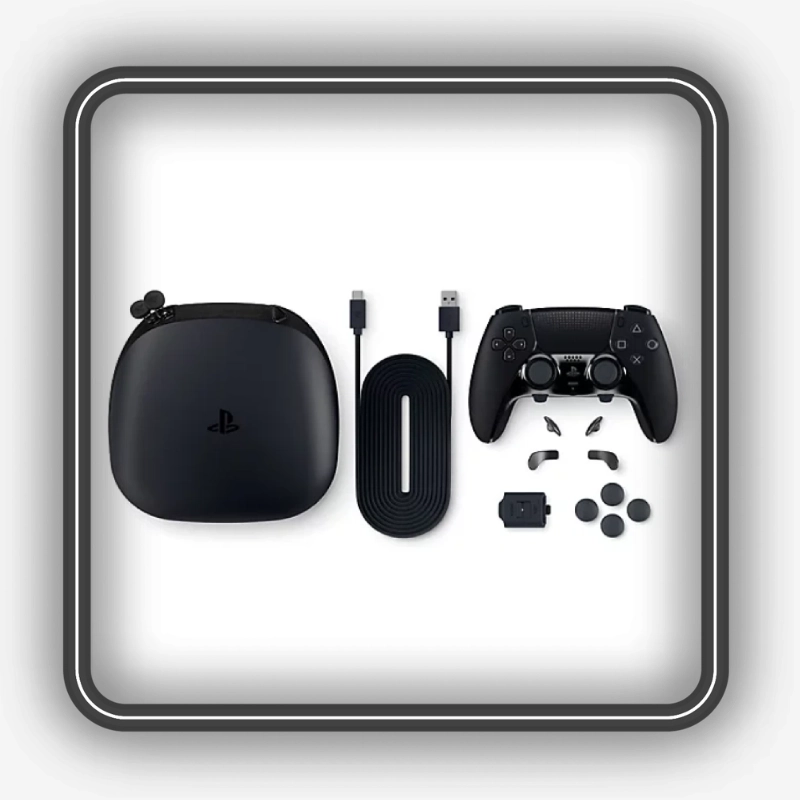 محتویات داخل جعبه دسته بازی DualSense Edge Black