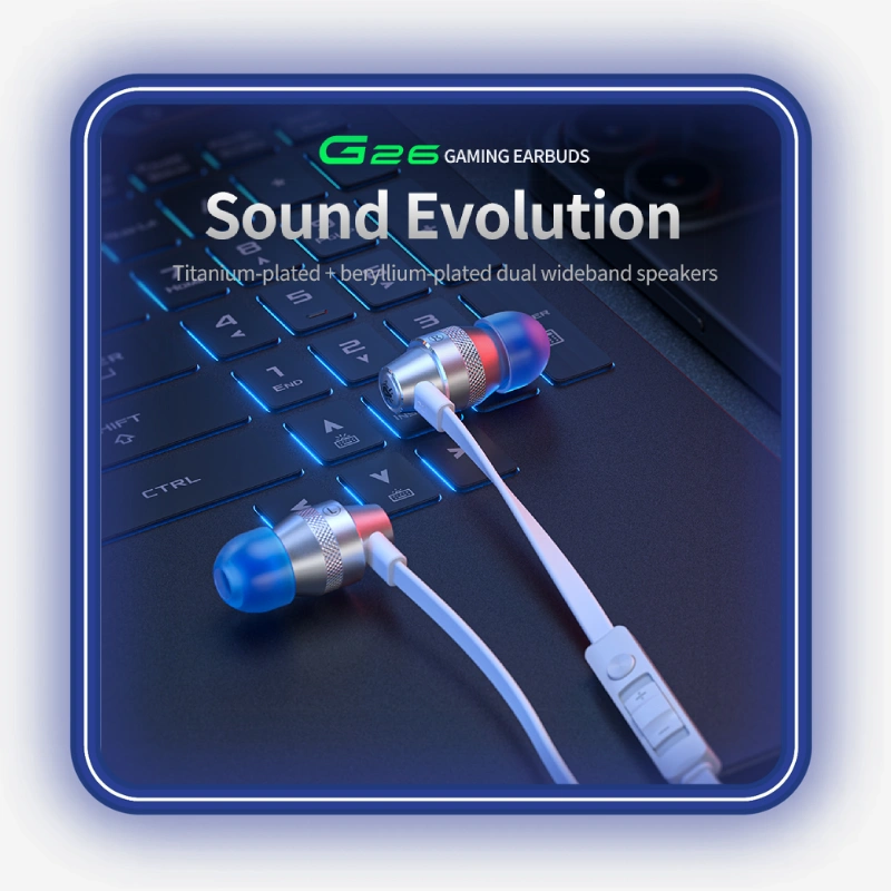 فناوری Sound Evolution و درایور دوگانه در هندزفری گیمینگ پلکستون مدل G26