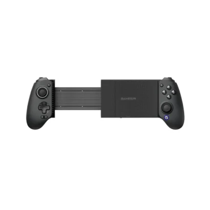 نمایش ساختار کشویی دسته بازی گیمسر مدل GameSir G8 Plus برای قرار دادن گوشی با اندازه‌های مختلف