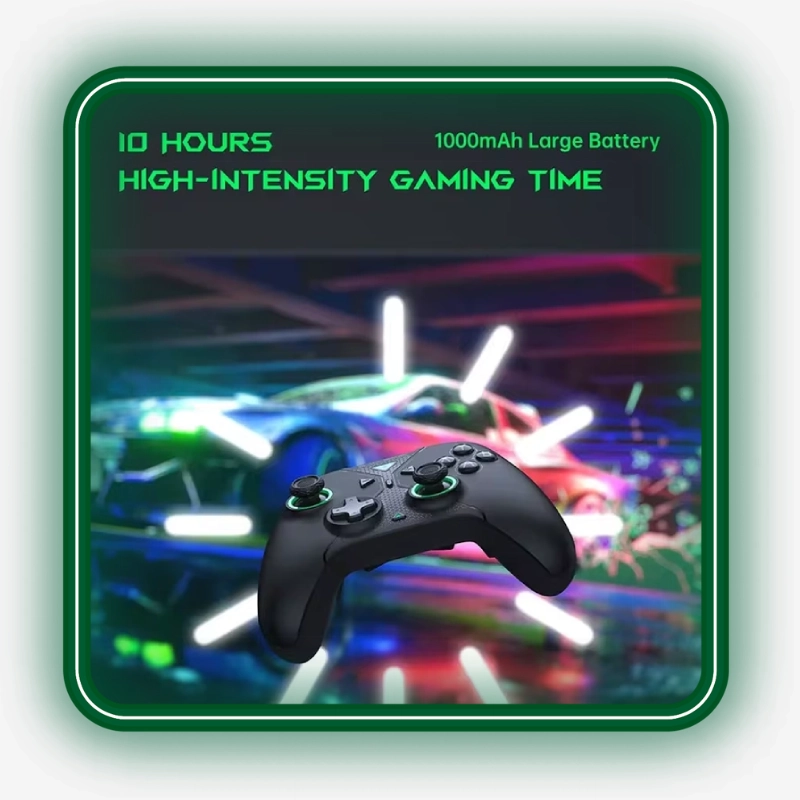 نمایش عملکرد باتری و استفاده طولانیمدت از دسته بازی بلک شارک مدل Black Shark Dark Magician