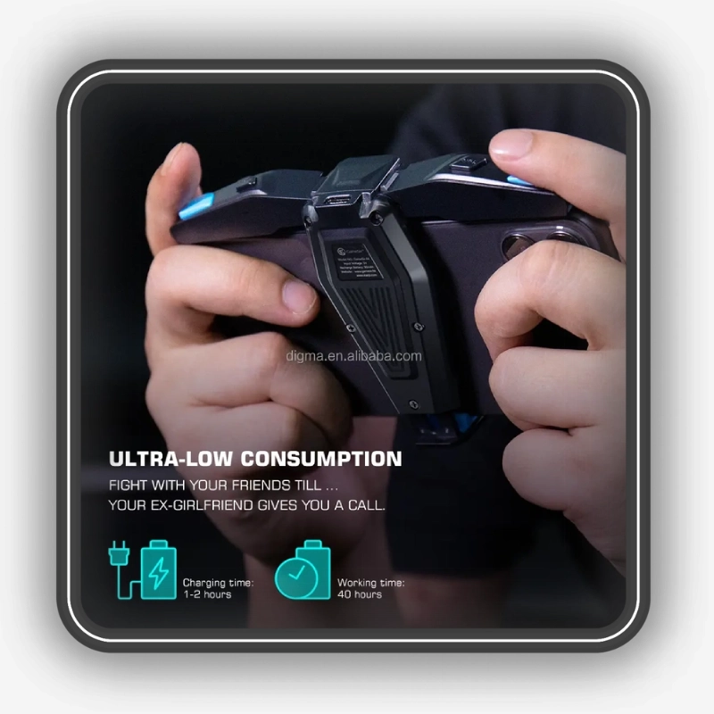 نمایش استفاده از دسته بازی لیزری پابجی PUBG گیمسر Gamesir F4 Falcon هنگام اجرای بازی