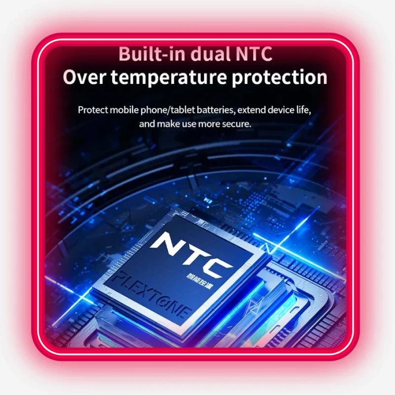 نمایش سنسورهای دوگانه NTC برای محافظت در برابر افزایش دما