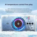 نمایش قابلیت کنترل هوشمند دما در Redmagic Magnetic Phone Cooler 4 Pro