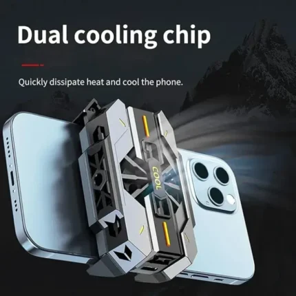 نمای دیگری از سیستم Dual Cooling Chip فن موبایل مدل JS42