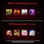 نمایش حالت XInput و AI Mapping در دسته بازی ممو مدل Memo S3-Pad