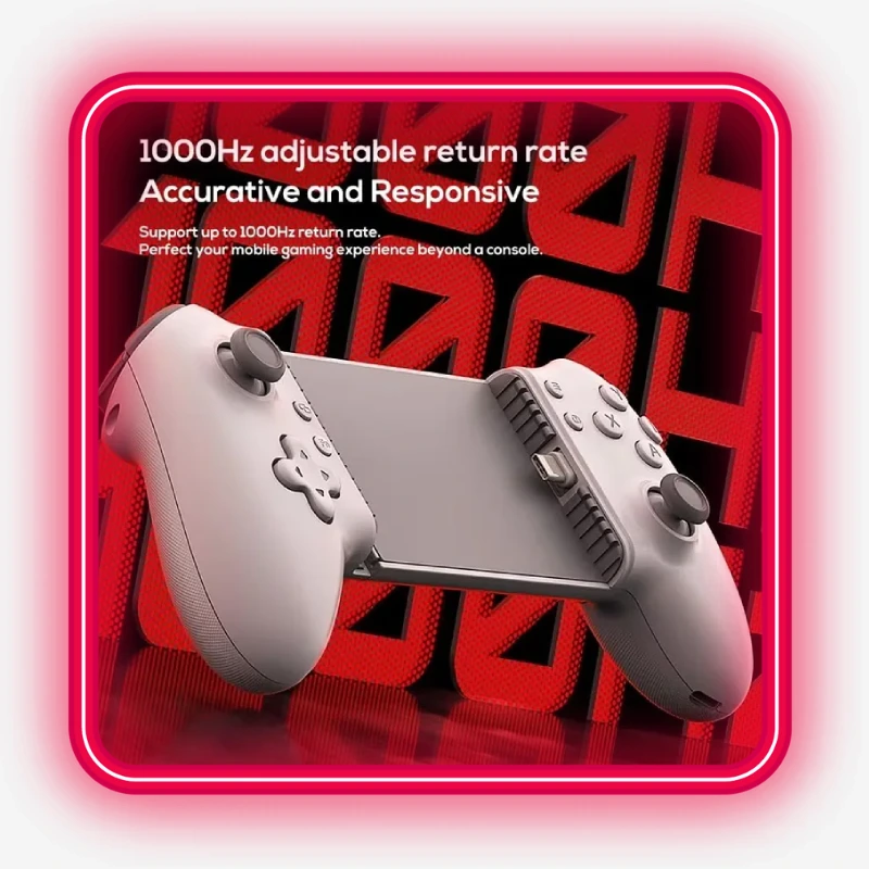 نمایش نرخ گزارشدهی قابل تنظیم 1000Hz در دسته بازی ممو مدل Memo S3-Pad