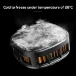 نمایش عملکرد سرمایشی فن موبایل ممو مدل CX06 نسخه Memo Ice Cooling