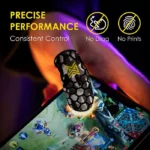 نمایش استفاده از آستین کنترل کننده انگشت کلاو ساکس ClawSocks GEO CAMO هنگام بازی موبایلی