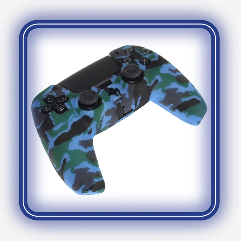 نمایش طرح استتاری کاور دسته پلی استیشن 5 طرح Blue Army