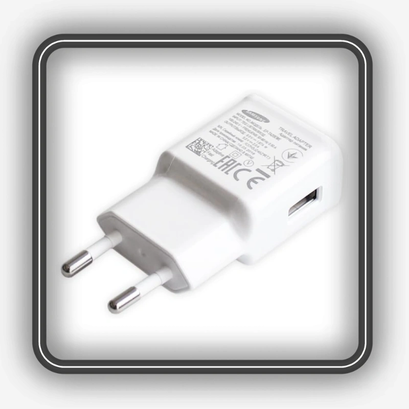 نمای پورت USB آداپتور اورجینال فست شارژ سامسونگ S10