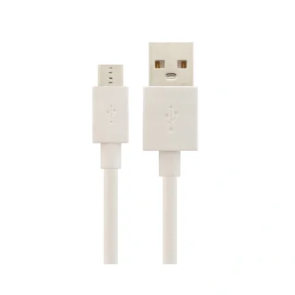 نمای کانکتورهای کابل همراه شارژر دیواری تسکو مدل TTC 55 به همراه کابل تبدیل microUSB