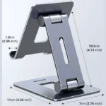 نمایش ابعاد هولدر موبایل یوگرین مدل LP678 کد 15608
