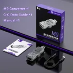 نمایش اقلام همراه و کابل مبدل M9