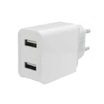 نمای نزدیک دو درگاه خروجی USB شارژر دیواری تسکو مدل TTC 55