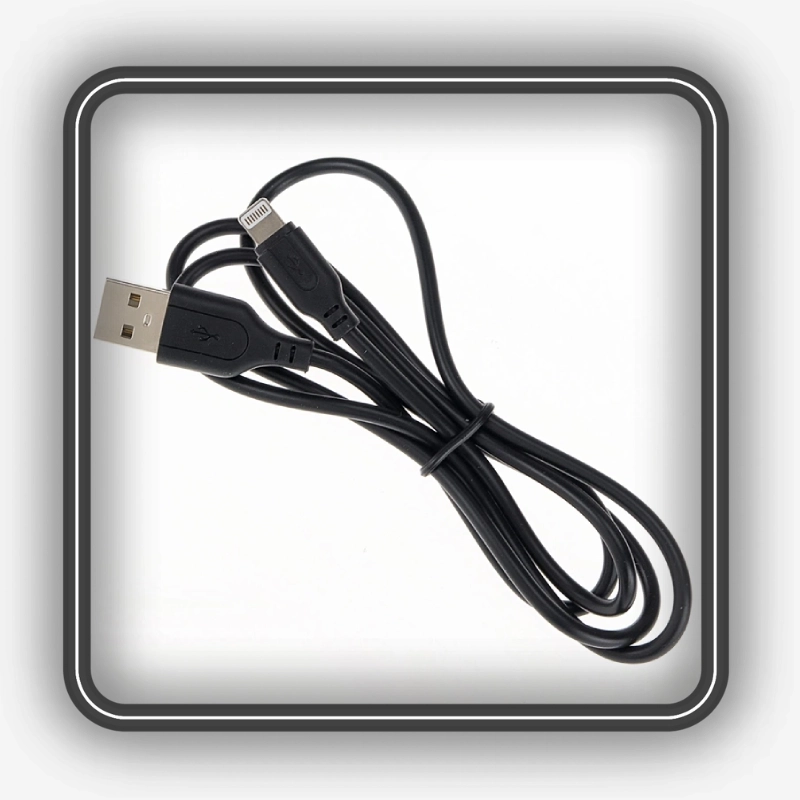 نمایش کابل و کانکتورهای کابل تبدیل USB به Lightning کلومان مدل KD-24