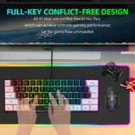 نمایش استفاده از کیبورد HXSJ V700 New در بازی