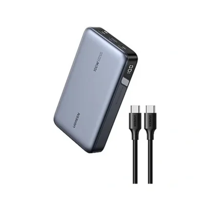 نمایش پاوربانک یوگرین مدل PB205 کد 90597A همراه با کابل‌های USB-C