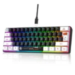 نمایش کیبورد گیمینگ HXSJ V700 Pro