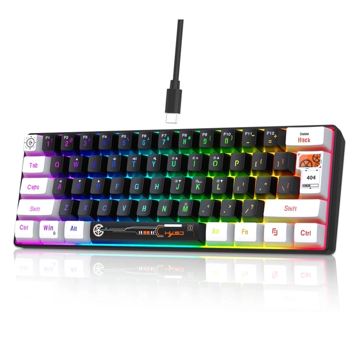 نمایش کیبورد گیمینگ HXSJ V700 Pro
