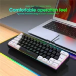 نمایش کیبورد HXSJ V700 Pro روی میز