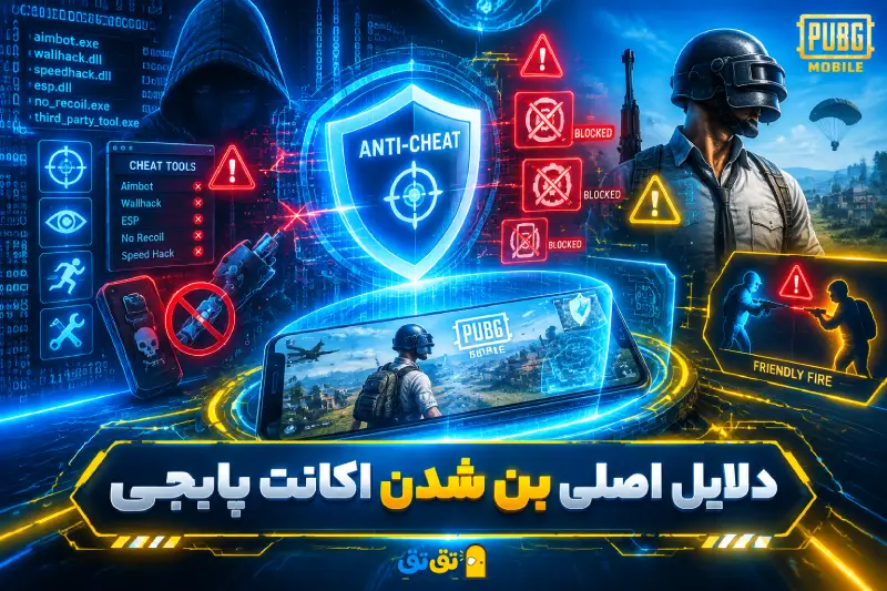 دلایل اصلی مسدود شدن پابجی موبایل