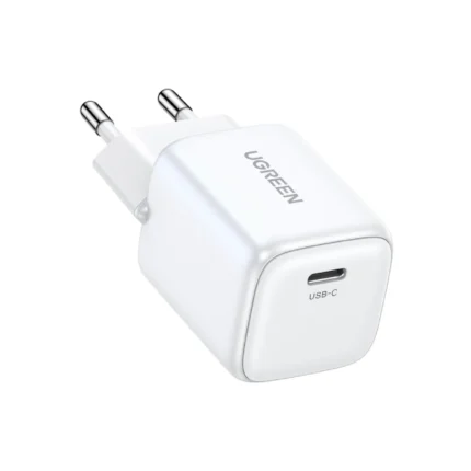 نمای پورت USB-C شارژر دیواری یوگرین مدل CD318 کد 15324