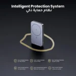 نمایش سیستم‌های حفاظتی پاوربانک UGREEN PB206