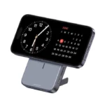 نمایش استفاده از پایه تاشوی پاوربانک UGREEN PB206