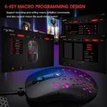نمایش قابلیت برنامه‌ریزی ماوس HXSJ A904