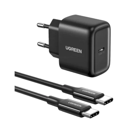 نمای شارژر و کابل USB-C همراه مدل CD250 کد 50581